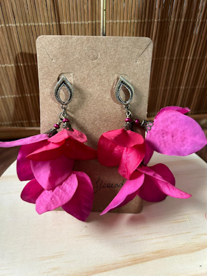 Brinco Primavera Fucsia