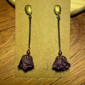 Brinco Elegance Roxo