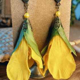 Brinco Íris Amarela